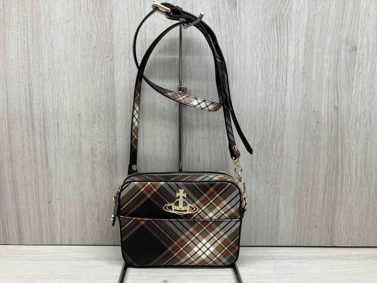 Vivienne Westwood タータンチェックショルダーバッグ Vivienne