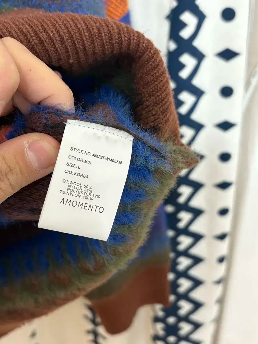 アモーメント / ジャカード プルオーバー ニット JACQUARD 割引 KNIT