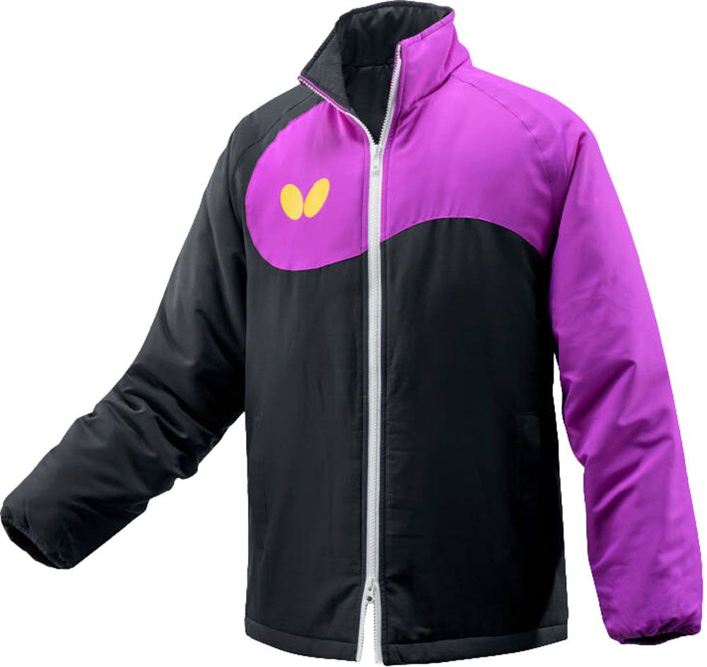 バタフライ Butterfly 卓球 レバント ウォームジャケット ウエア 練習用 トレーニング メンズ レディース ジャケット 保温 防寒対策 中綿ジャケット 部活 45750 244 ローズバイオレット