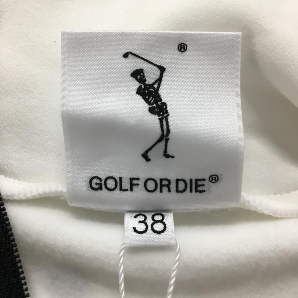 MARK&LONA マークアンドロナ　ハーフジップ 裏起毛　長袖シャツ　46 新品】マークアンドロナ 長袖ハイネックシャツ 白×黒 ハーフジップ