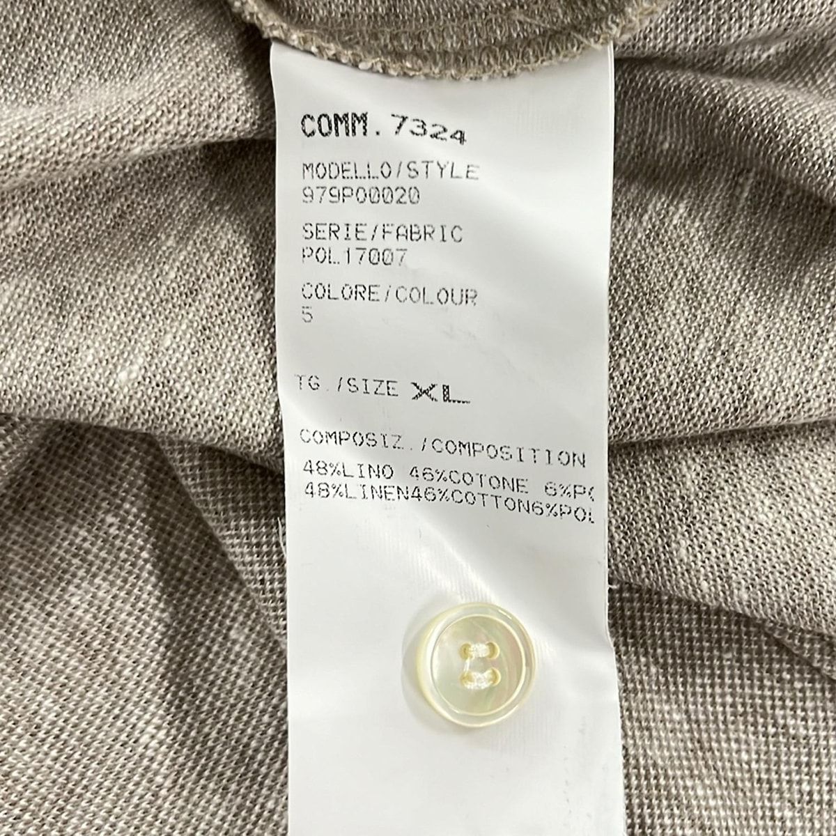 eleventy(イレブンティ) 長袖シャツ サイズXL メンズ美品 - ベージュ