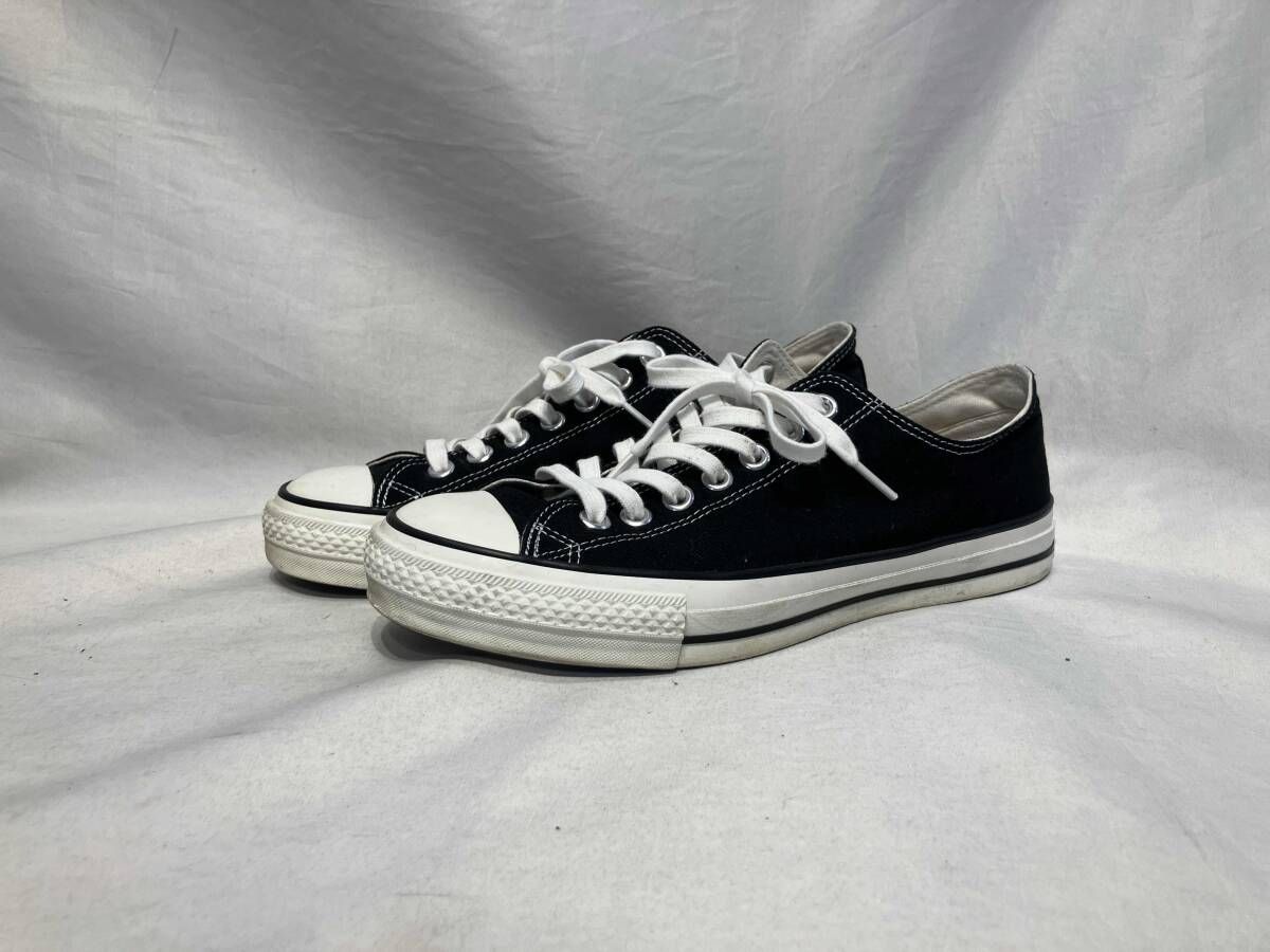 90-00s CONVERSE ALL STAR スニーカー 日本製 月星製 サイズ27 ブラック コンバース