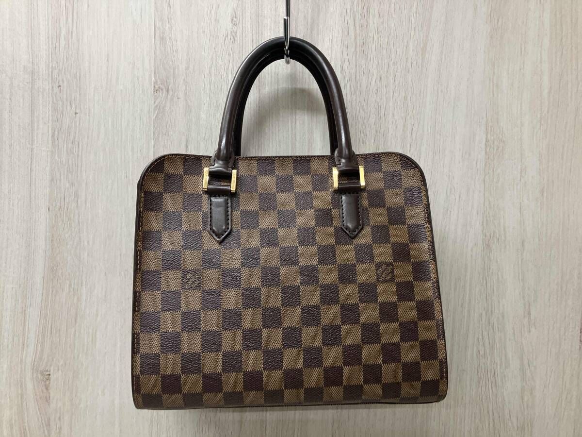 LOUIS VUITTON ダミエ トリアナ ハンドバッグ バッグ ブラウン