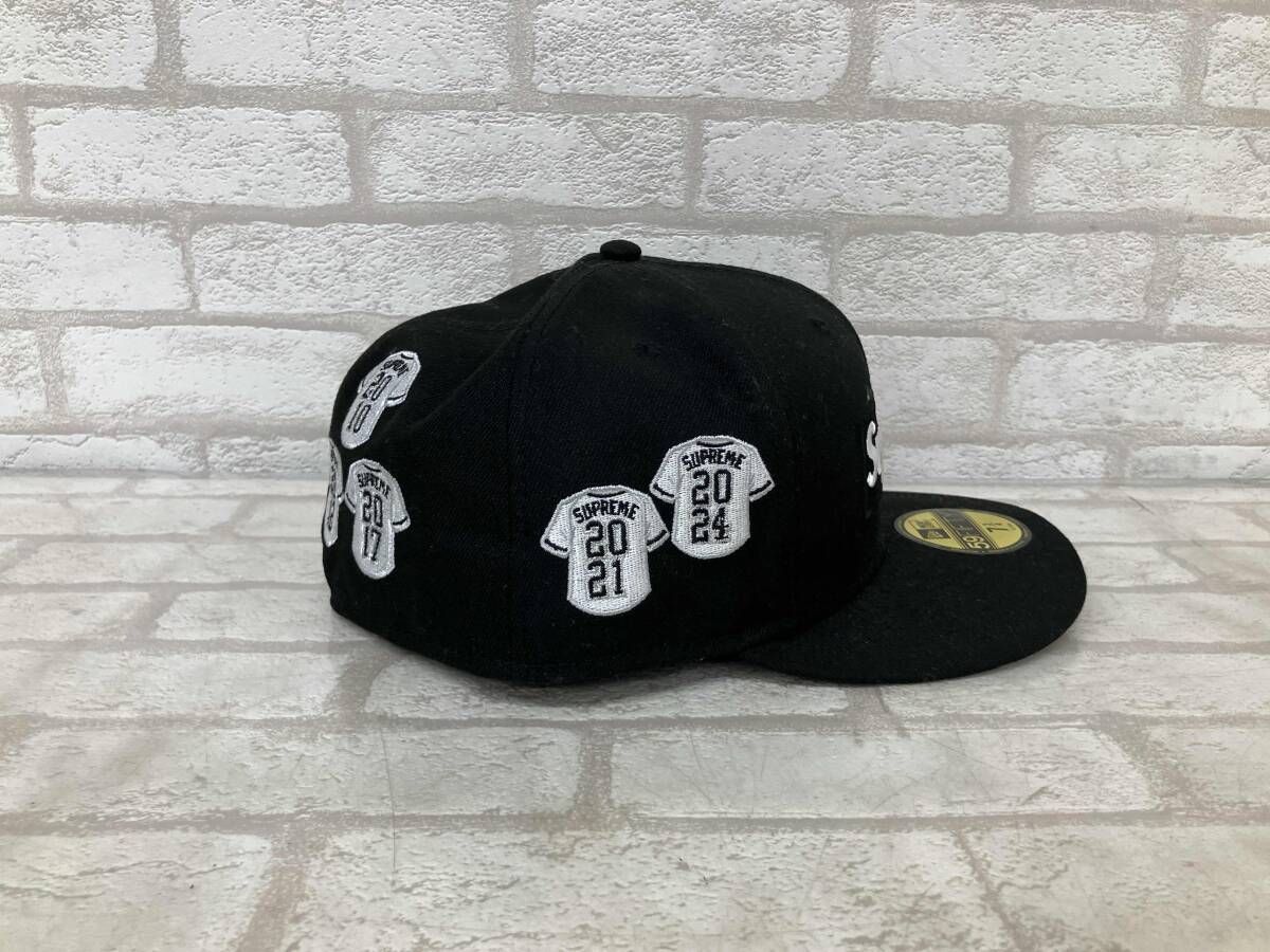 Supreme × ERA シュプリーム ニュー エラ キャップ メンズ ブラック ボックス ロゴ 59 FIFTY ストリート