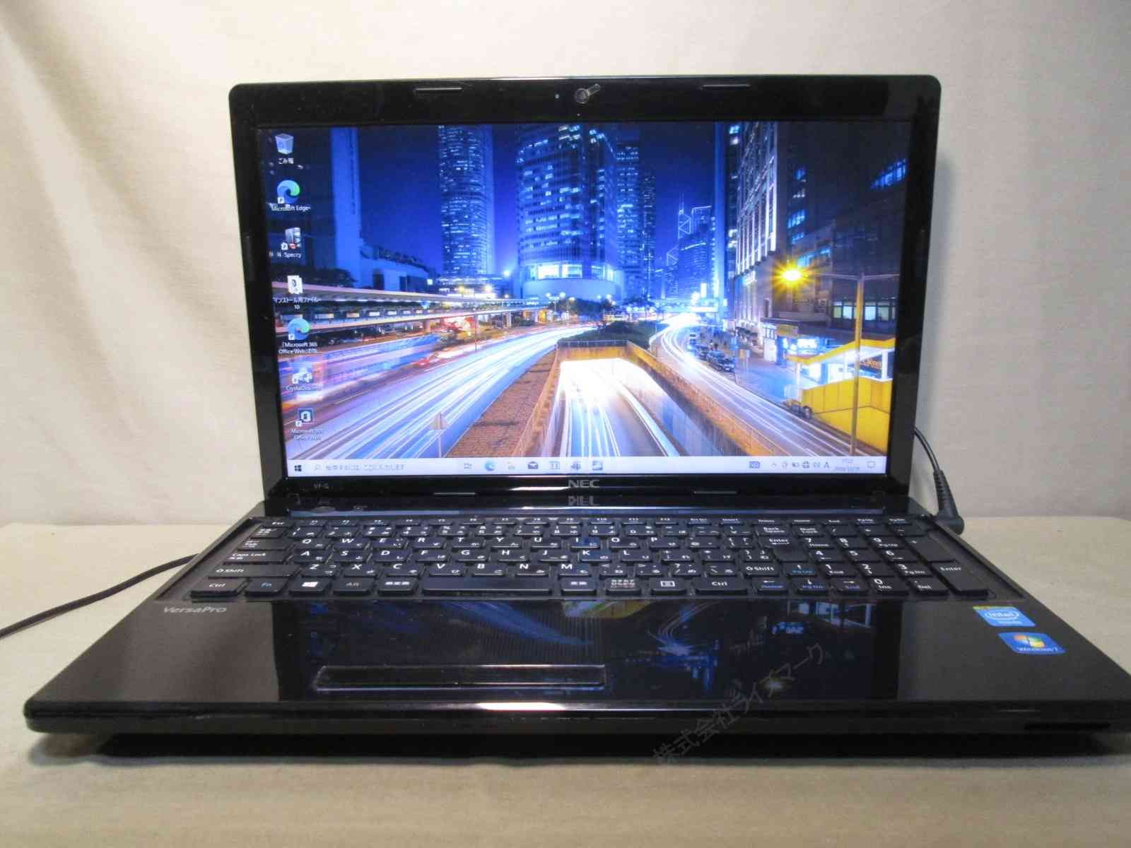 NEC VersaPro VK18E/FW-G【Celeron 1000M 1.8GHz】 【Windows10 Home】MS 365 Office  Web／充電