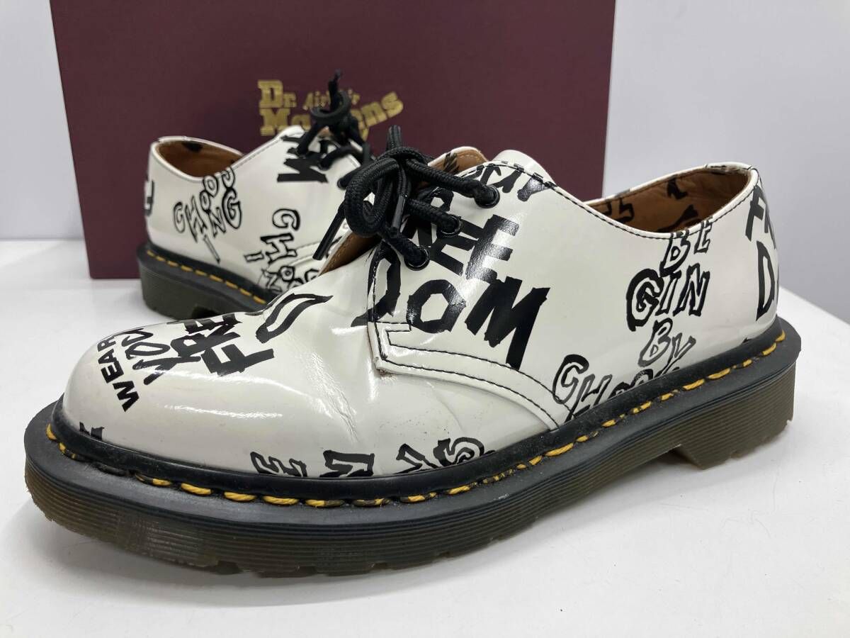 き COMME des GARCONS GARCOOS×Dr.Martens コムデギャルソン ドクターマーチン ダービーシューズ レザー U.S.7