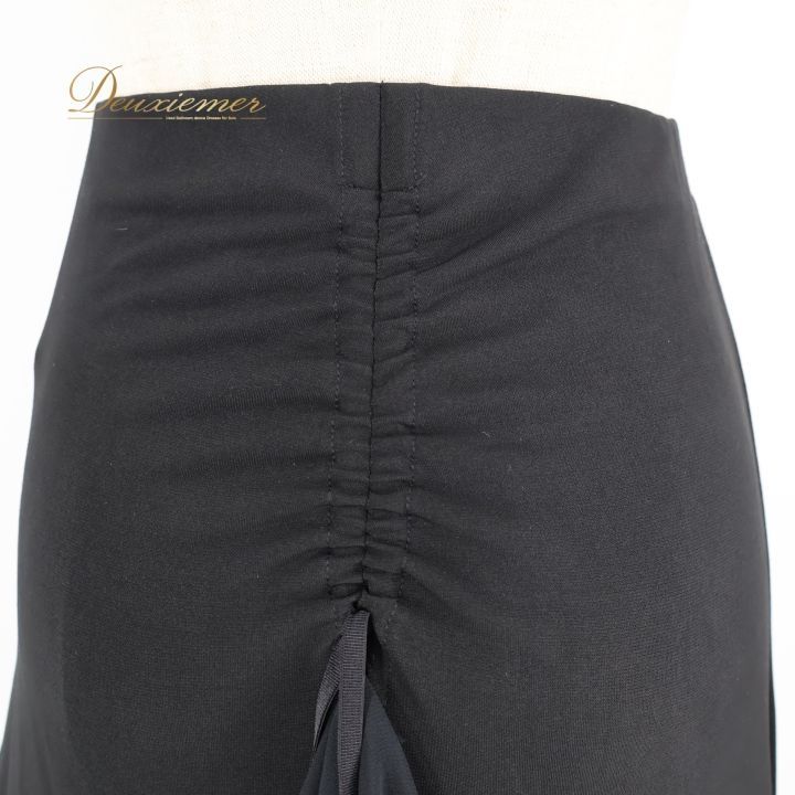 社交ダンス 衣装 スカート ブラック系 チャコット Chacott 黒 レッスン