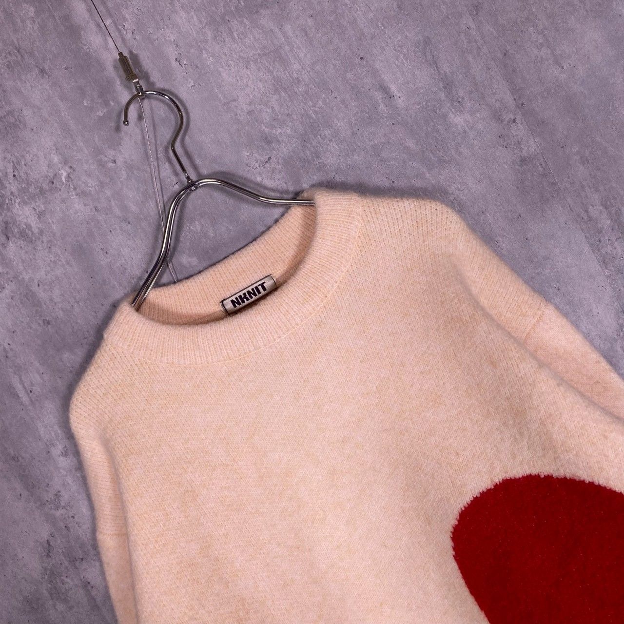 NKNIT』ンニット (0) ハートパターンクルーネックニット - メルカリ