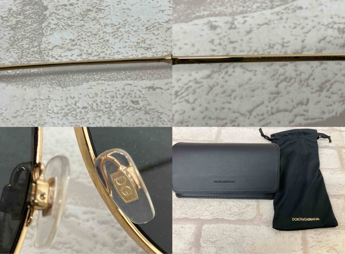 DOLCE ＆ GABBANA ドルチェ アンド ガッバーナ DG2248 02／87 02◻︎11 145 3N サングラス メンズ ドルチェ＆ガッパーナ　Dgクロスサングラス　ケース付