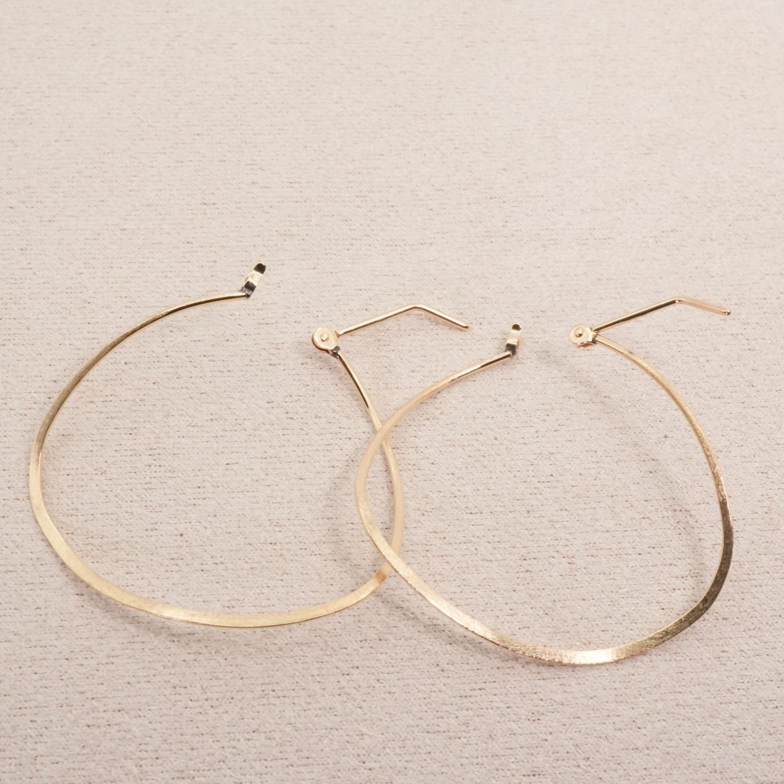 アガット フープ ピアス K10 ひねり テクスチャー/24-2136S - メルカリ