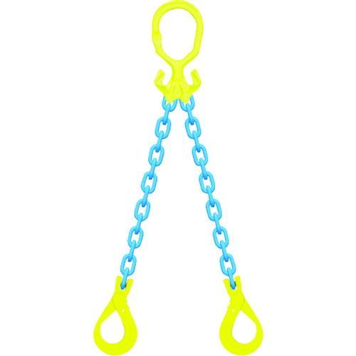 マーテック ＧｒａｂｉＱチェーンスリングセット ＭＧ２−ＧＢＫ６−１．５Ｔ ２ｍ