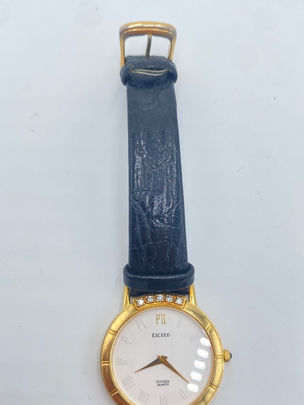 シチズン エクシード 5P ダイヤ クォーツ 腕時計 - メルカリ