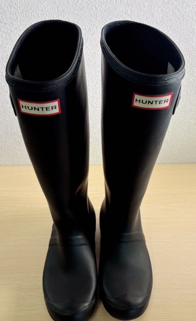 HUNTER ハンター レインブーツ ロング ブラック23㎝