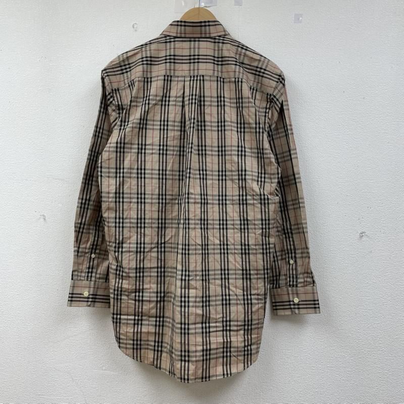 バーバリーロンドン ボタンダウン 長袖 ノバチェック シャツ ブラウス