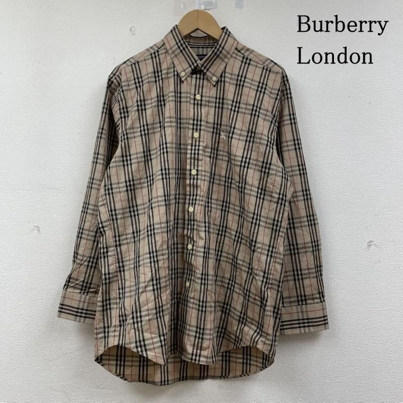 バーバリーロンドン ボタンダウン 長袖 ノバチェック シャツ ブラウス