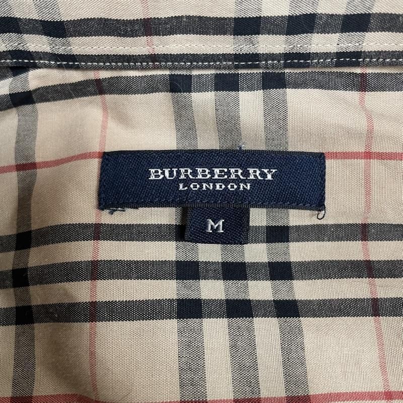 バーバリーロンドン ボタンダウン 長袖 ノバチェック シャツ ブラウス