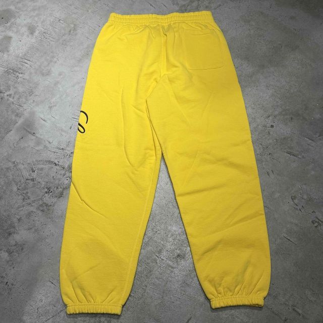 Supreme 23 aw Raised Script Sweatpant Yellow Size-M シュプリーム レイズド スクリプト スウェットパンツ
