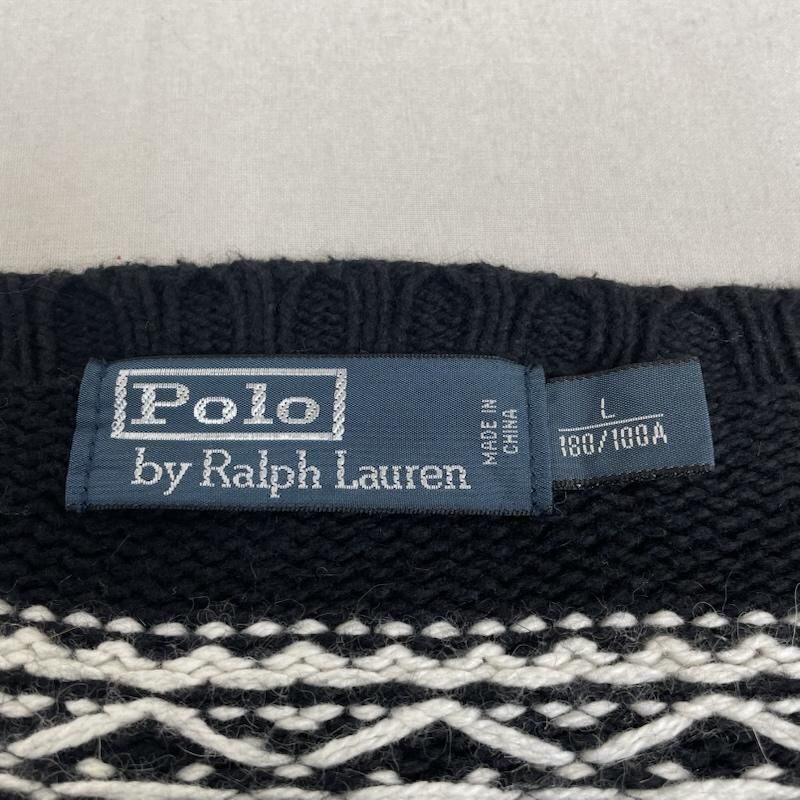 ポロバイラルフローレン ニット セーター Vネック ウール ノルディック