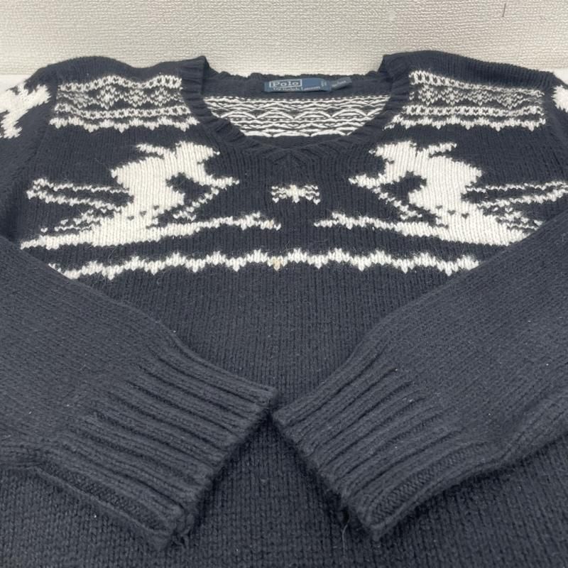 ポロバイラルフローレン ニット セーター Vネック ウール ノルディック
