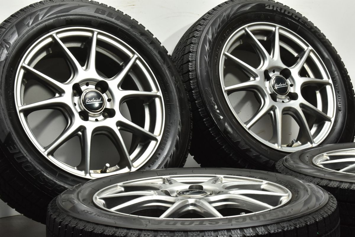 交換用に FINAL MIND 15 in 5 J 43 PCD 100 ブリヂストン ブリザック VRX 2 175 65 R フィールダー アクア フィット スイフト