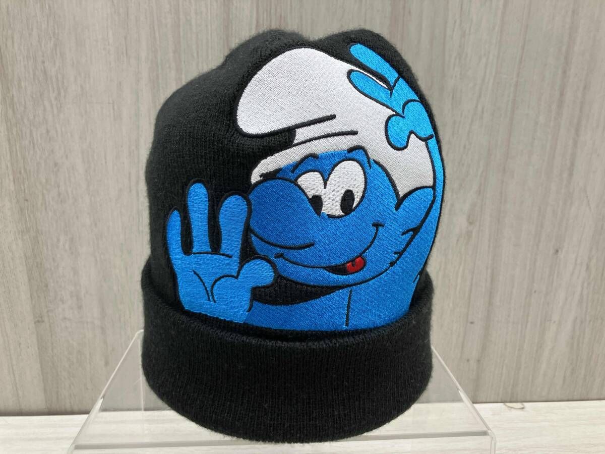 Supreme シュプリーム 20 AW Smurfs Beanie スマーフデザインニット帽 ブラック