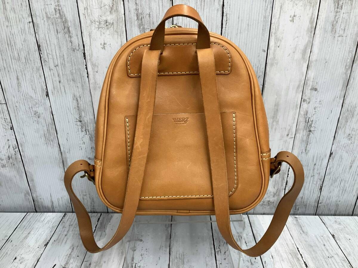 HERZ ヘルツ リュック 革製品 キャメル