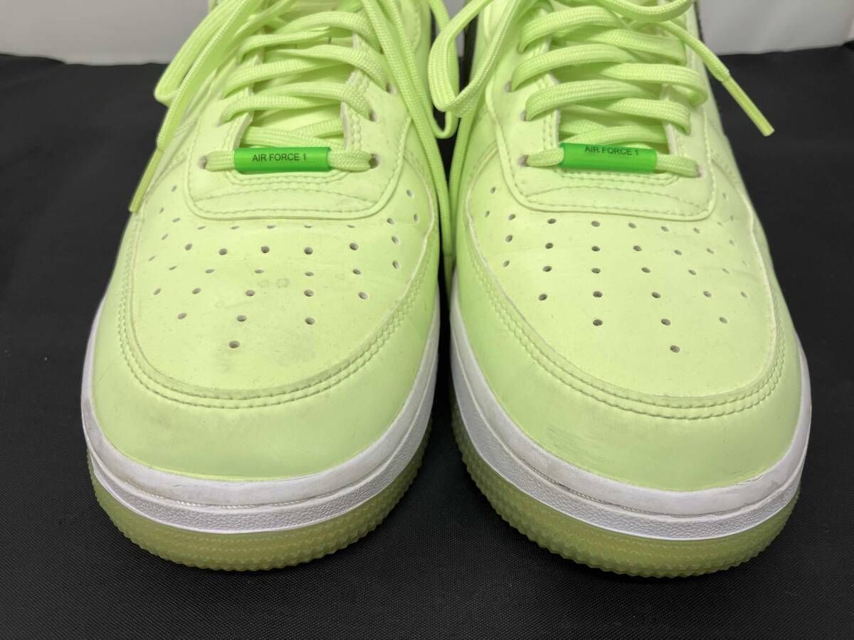NIKE ナイキ CT 3228 701 W AIR FORCE 1 07 LX ウィメンズ エアフォースワン スニーカー 26 5 cm ライトグリーン系 蛍光グリーン系