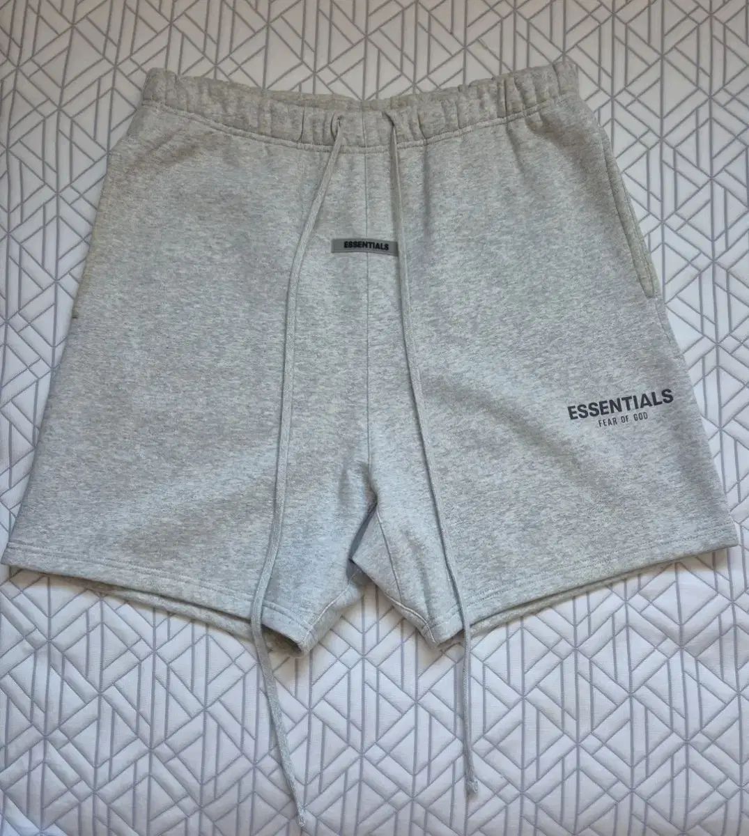 L FEAR OF GOD フィアオブゴッド エッセンシャルズ 20 fw ヘザー グレー ショーツ ハーフパンツ