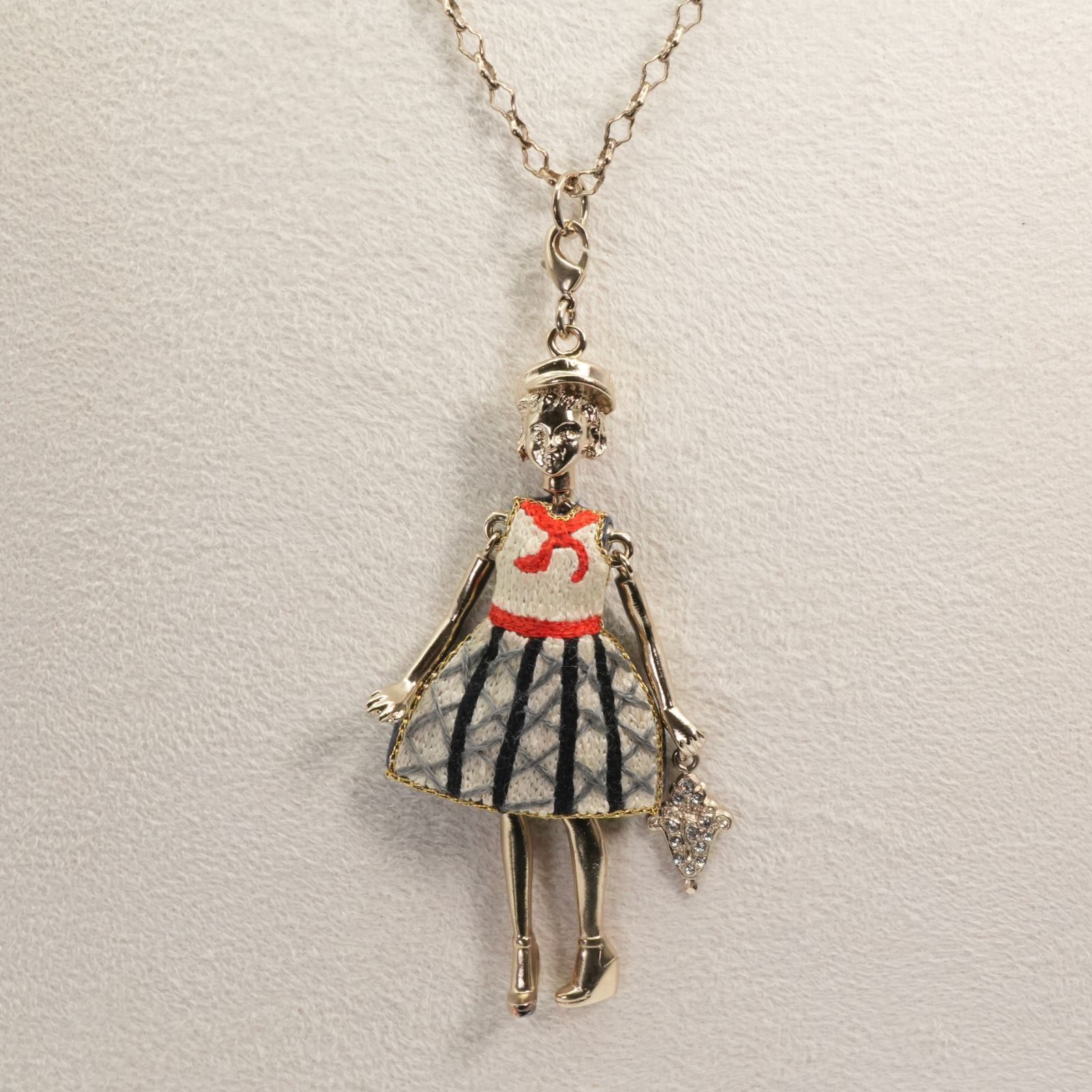 セルバンギャゾット ドール ネックレス 女の子 女性 アニー/25-2316M