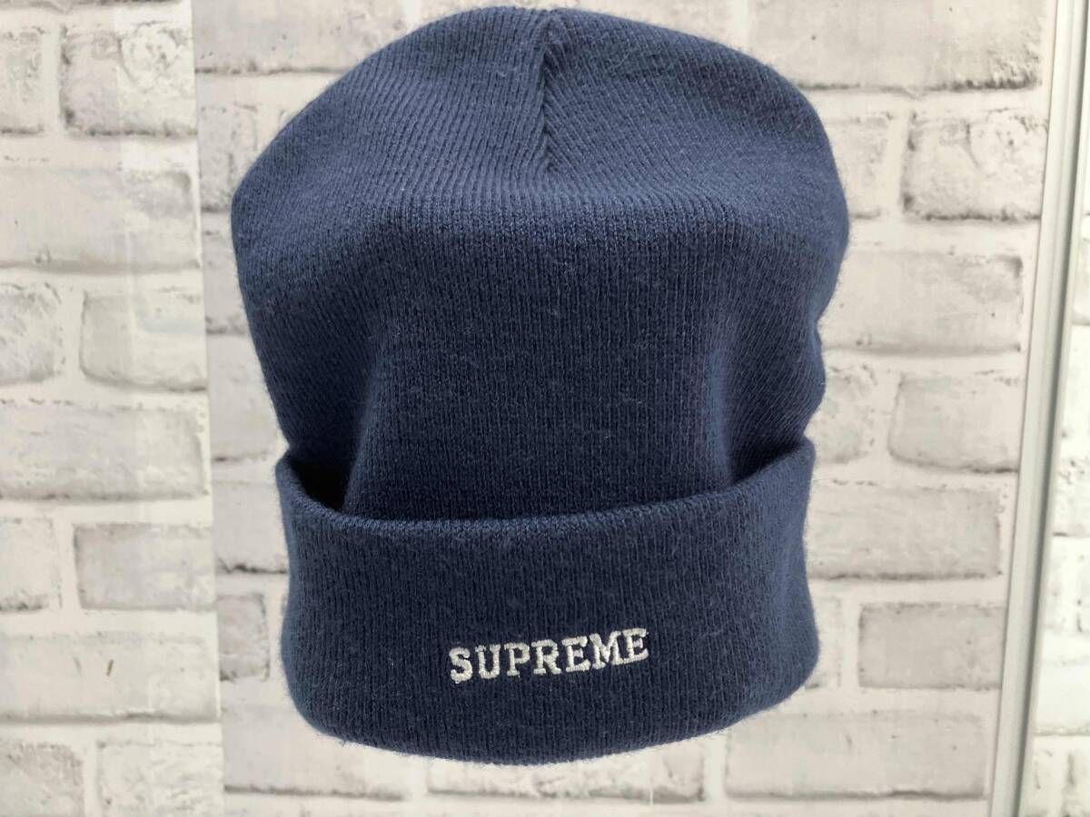 Supreme | シュプリーム ×NIKE ナイキコラボ AT 0107-410 ニット帽 ネイビー ワンポイントロゴ ストリート 刺繍