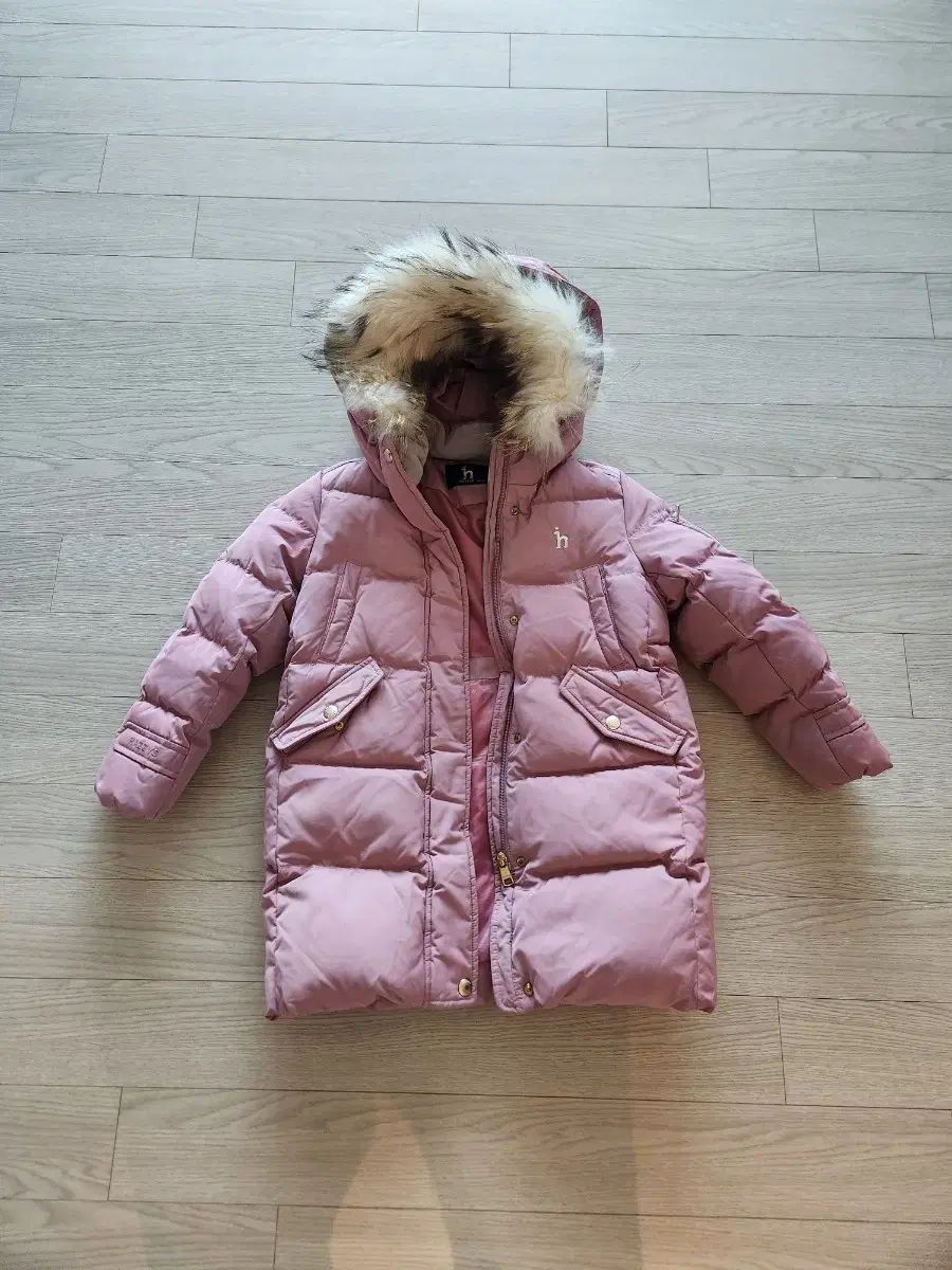 ヘジス 女の子 ピンク ダウン 120