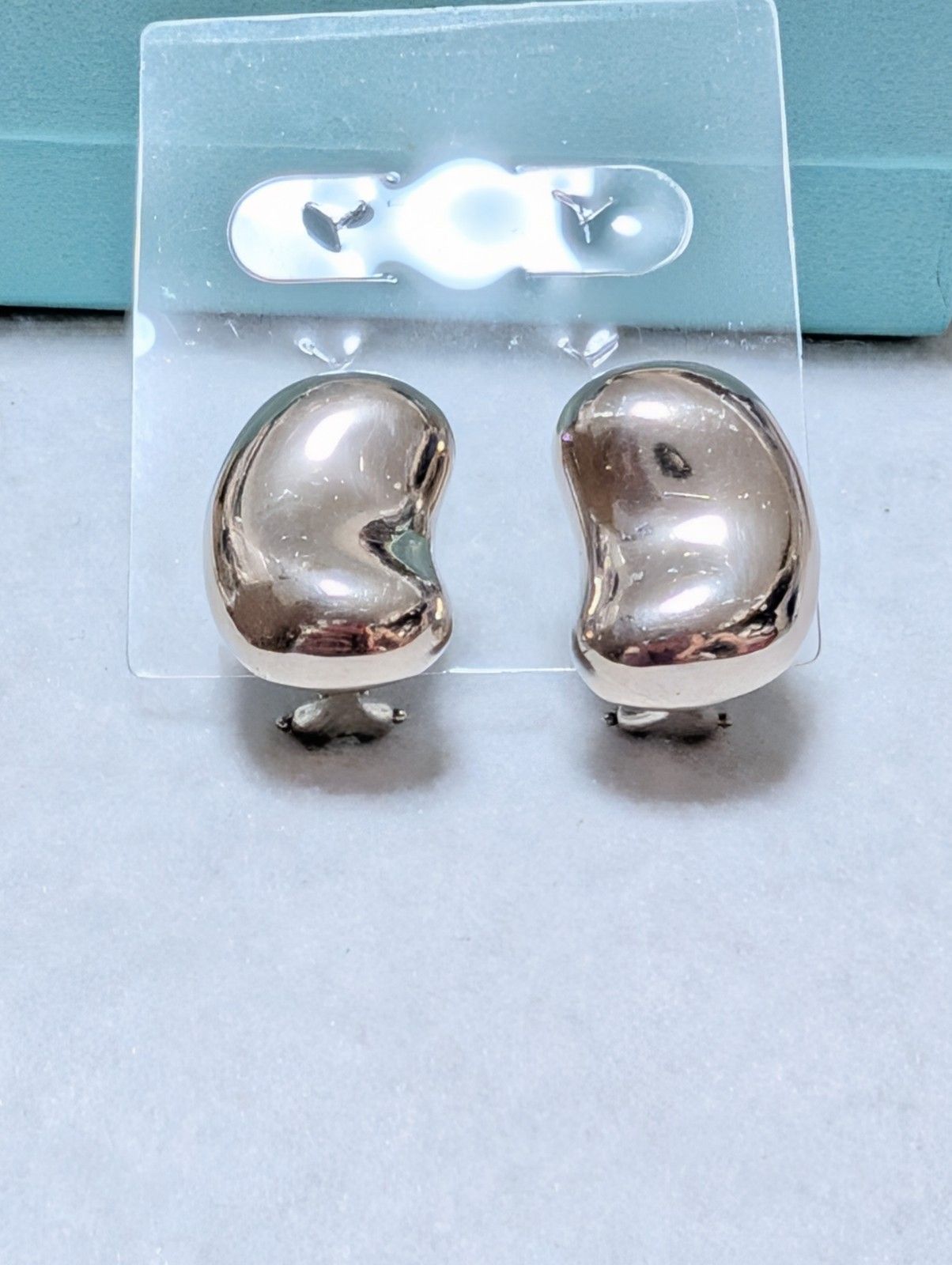 美品 Tiffany & Co. ティファニー ラージ ビーン ビーンズ イヤリング