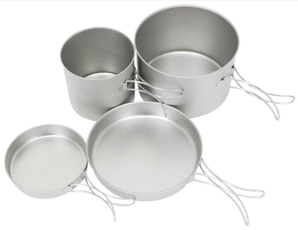 ベルモント belmont アウトドア チタンクッカー深型4点セット ケース付