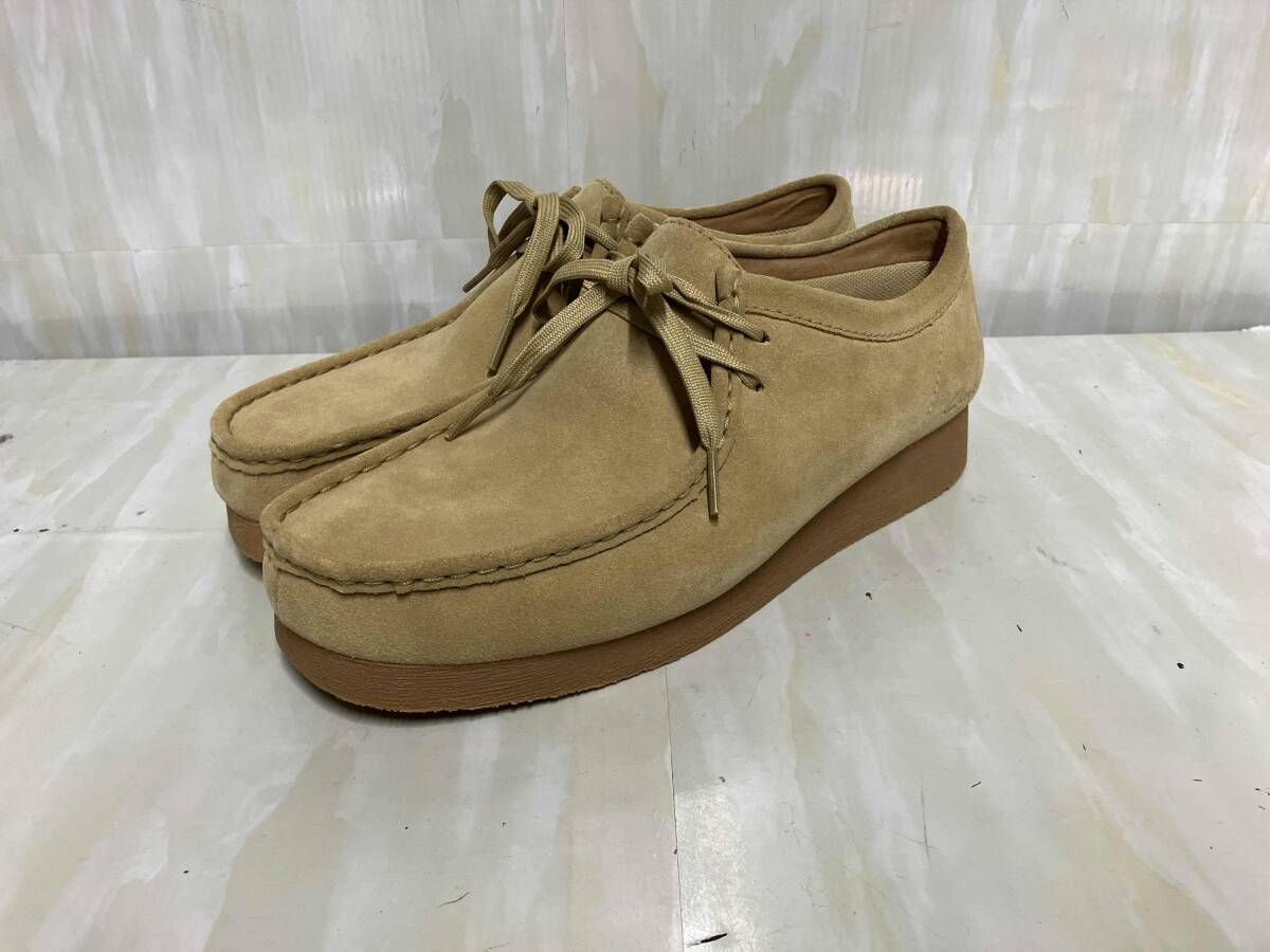 Clarks WALLABEE クラークス ワラビー ブーツ スウェード 61475466 ベージュ UK9Gサイズ