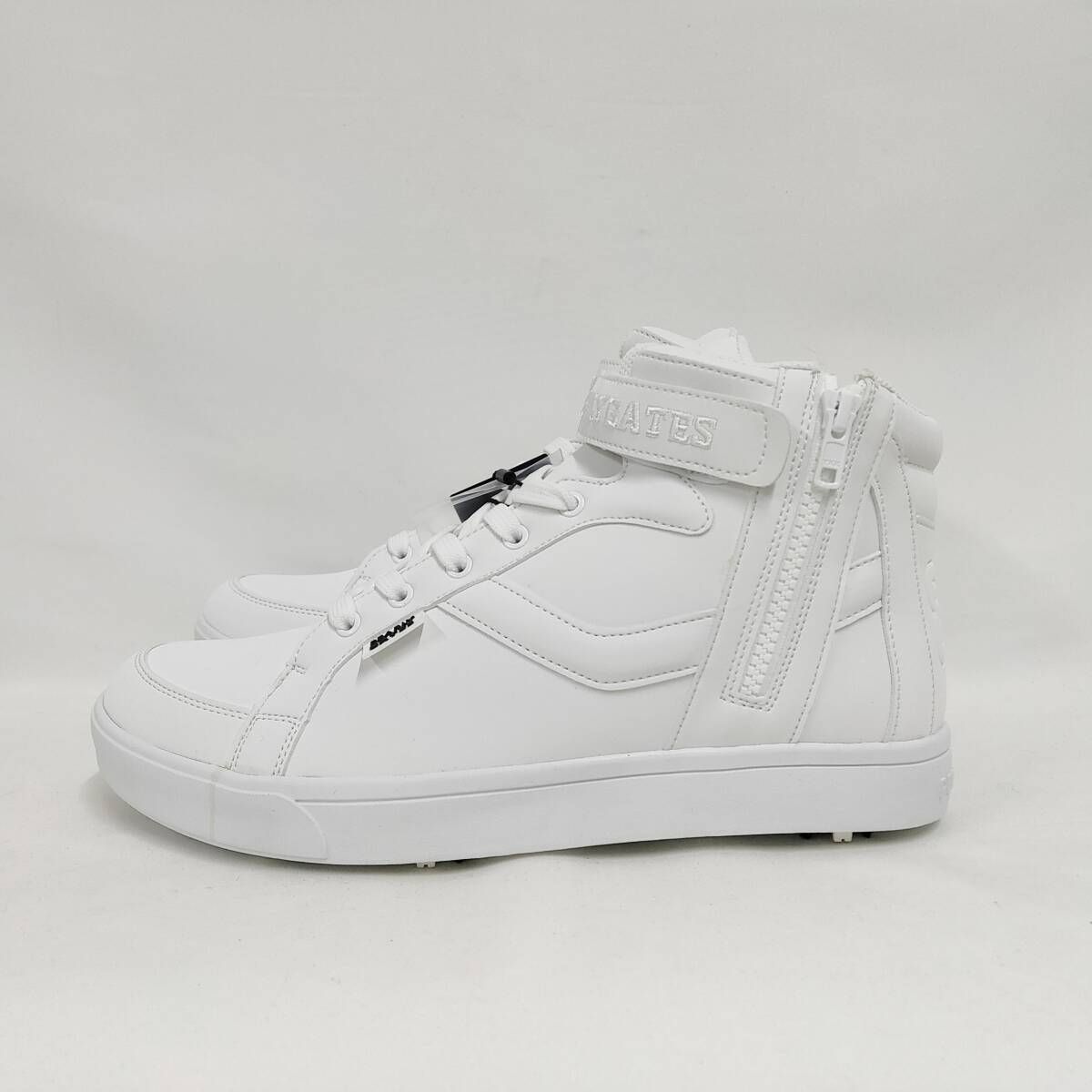 新品 未使用 パーリーゲイツ ミドルカット ゴルフシューズ ホワイト