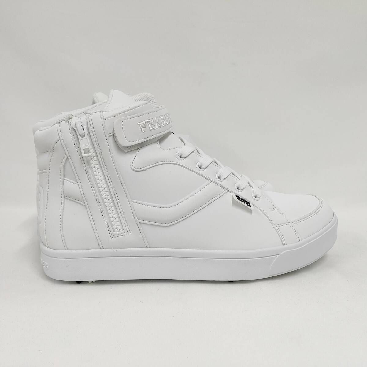 新品 未使用 パーリーゲイツ ミドルカット ゴルフシューズ ホワイト