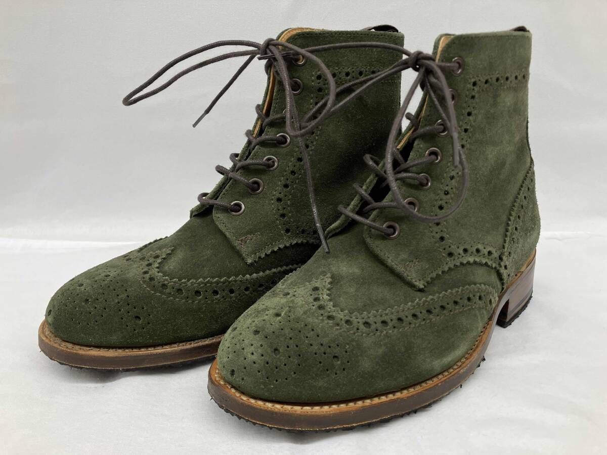 MARK MCNAIRY マークマクナイリー ショートブーツ グリーン 8656 NS US