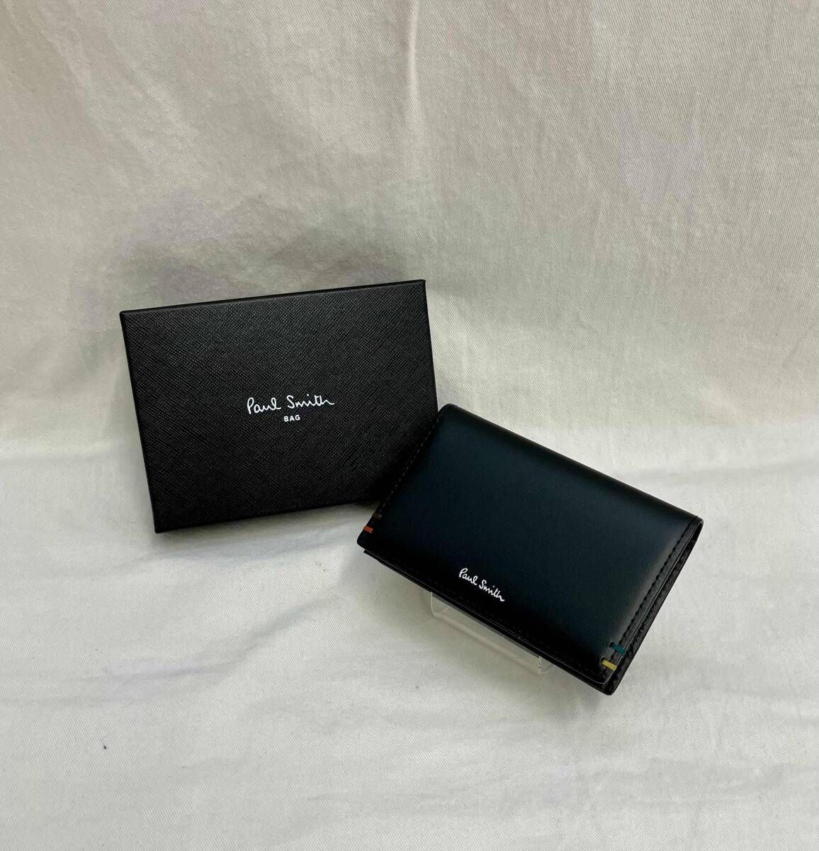 メンズ [箱付] Paul Smith ポールスミス 名刺入れ カードケース 