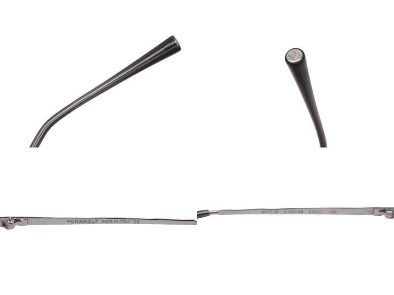 CHANEL シャネル リムレス サングラス 4017-D c.124/89 サイズ62□17