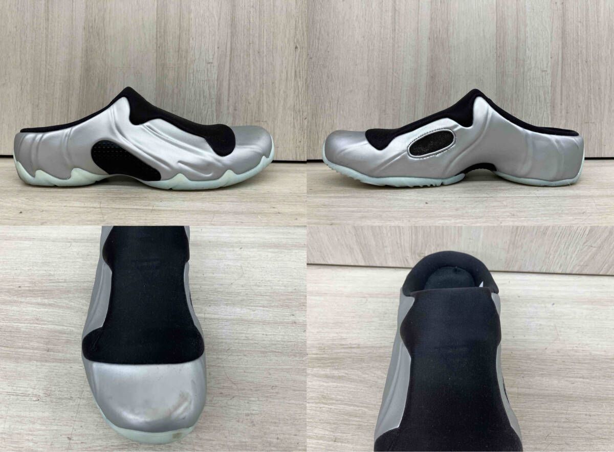  NIKE スリッポン 28 0 cm FQ 8257 002 シルバー ブラック ローファー ブーツ 革靴