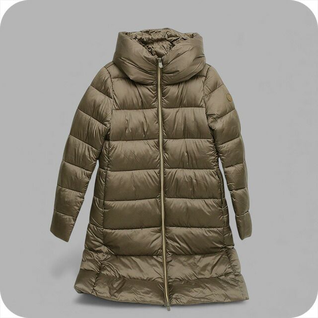 SAVE THE DUCK ダウンジャケット レディース d 40279 w-40023-mudgrey-0
