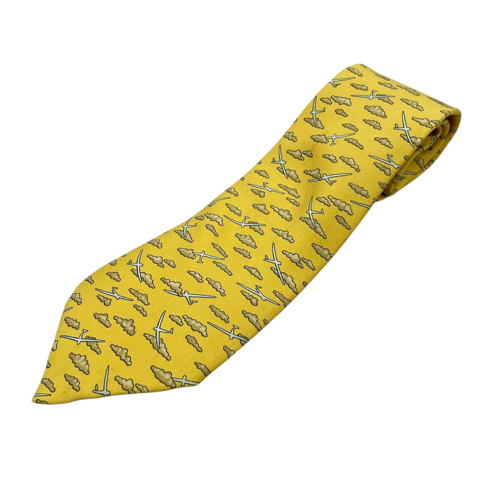 エルメス　ネクタイ　レギュラー　シルク　総柄　飛行機　雲　廃盤　レア　新品未使用 楽天市場】【新品未使用品】【アパレル】HERMES エルメス ネクタイ