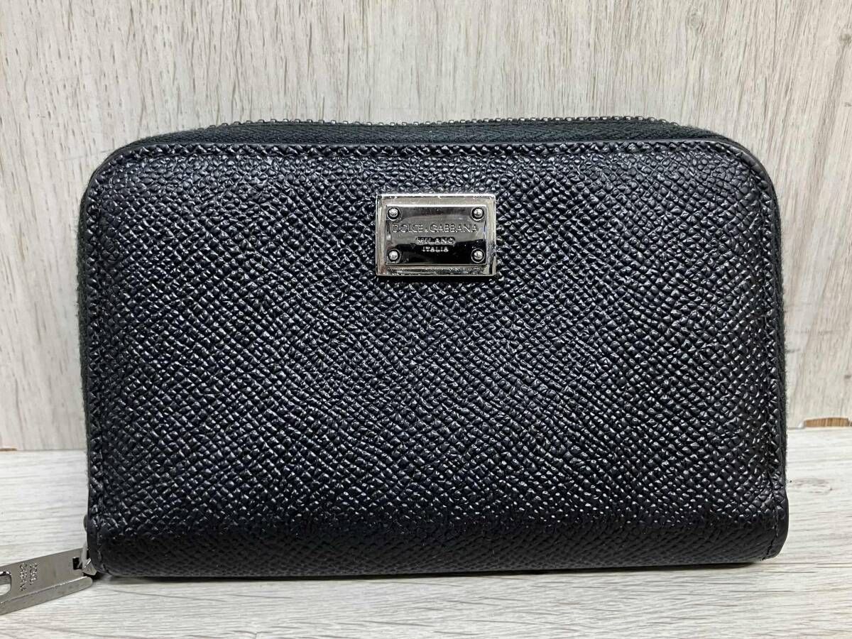DOLCE & GABBANA コレクション イタリア製 カードケース ロゴプレート