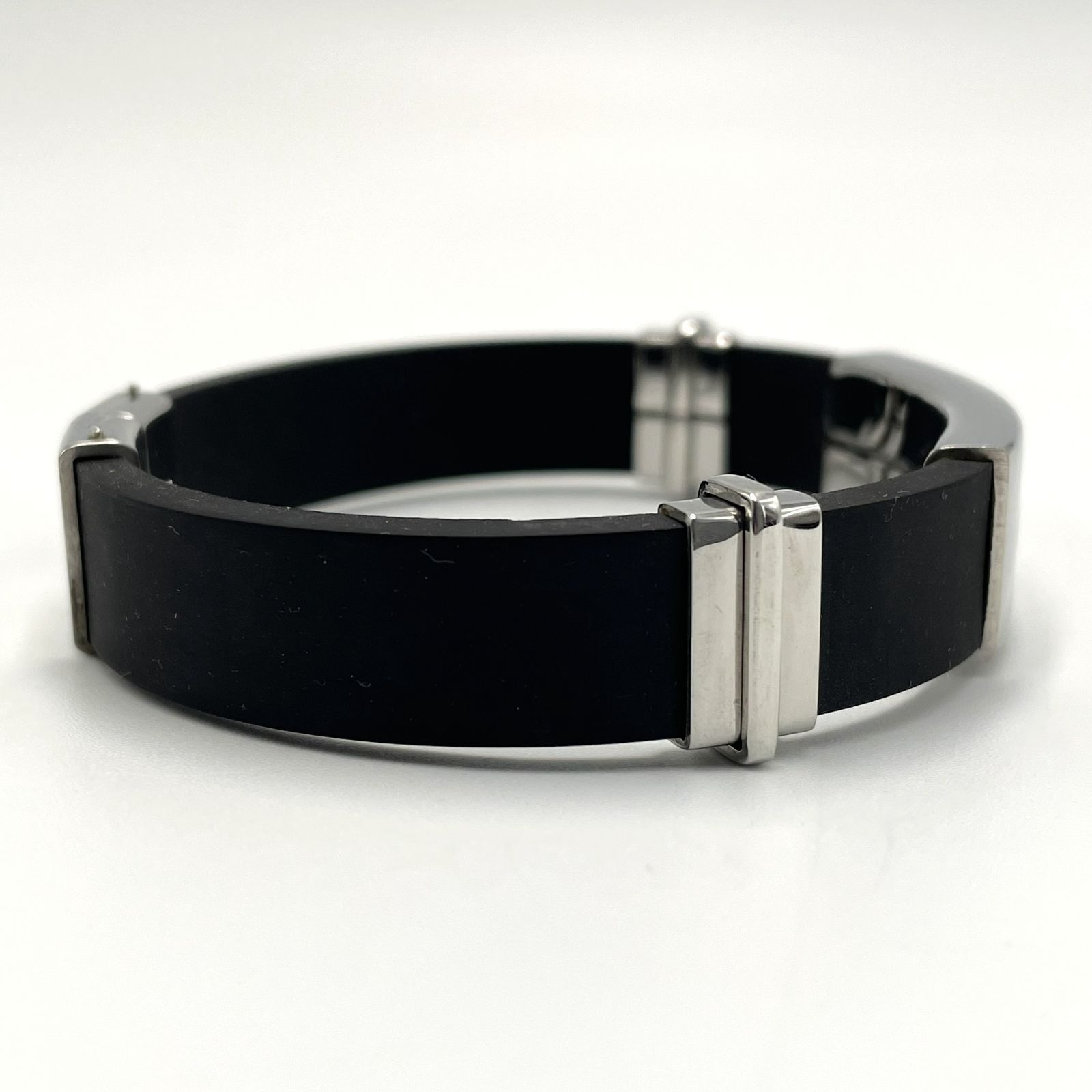 男女兼用/ご褒美にも】CHANEL シャネル ラバー ロゴ ブレスレット