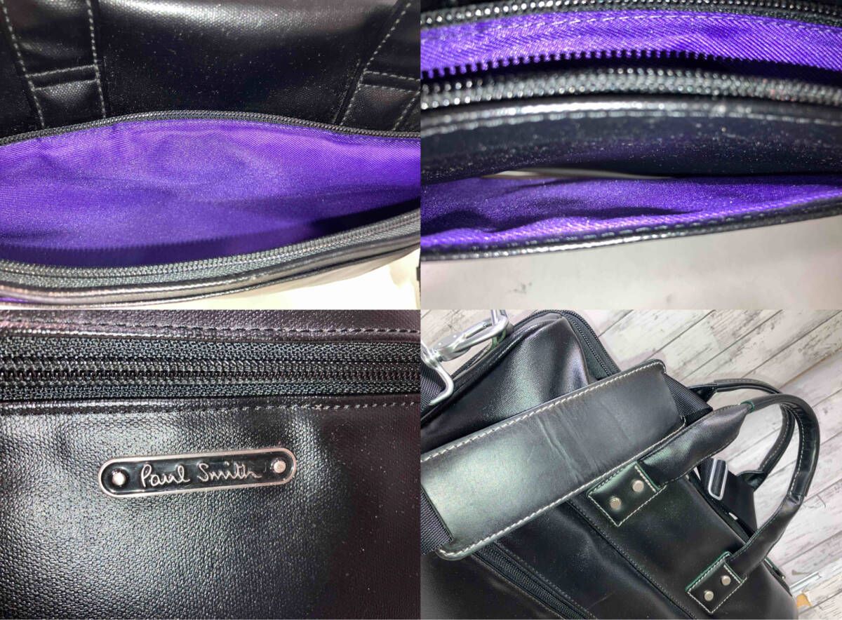 Paul Smith ポールスミス ビジネスバッグ ブラック ショルダーバッグ