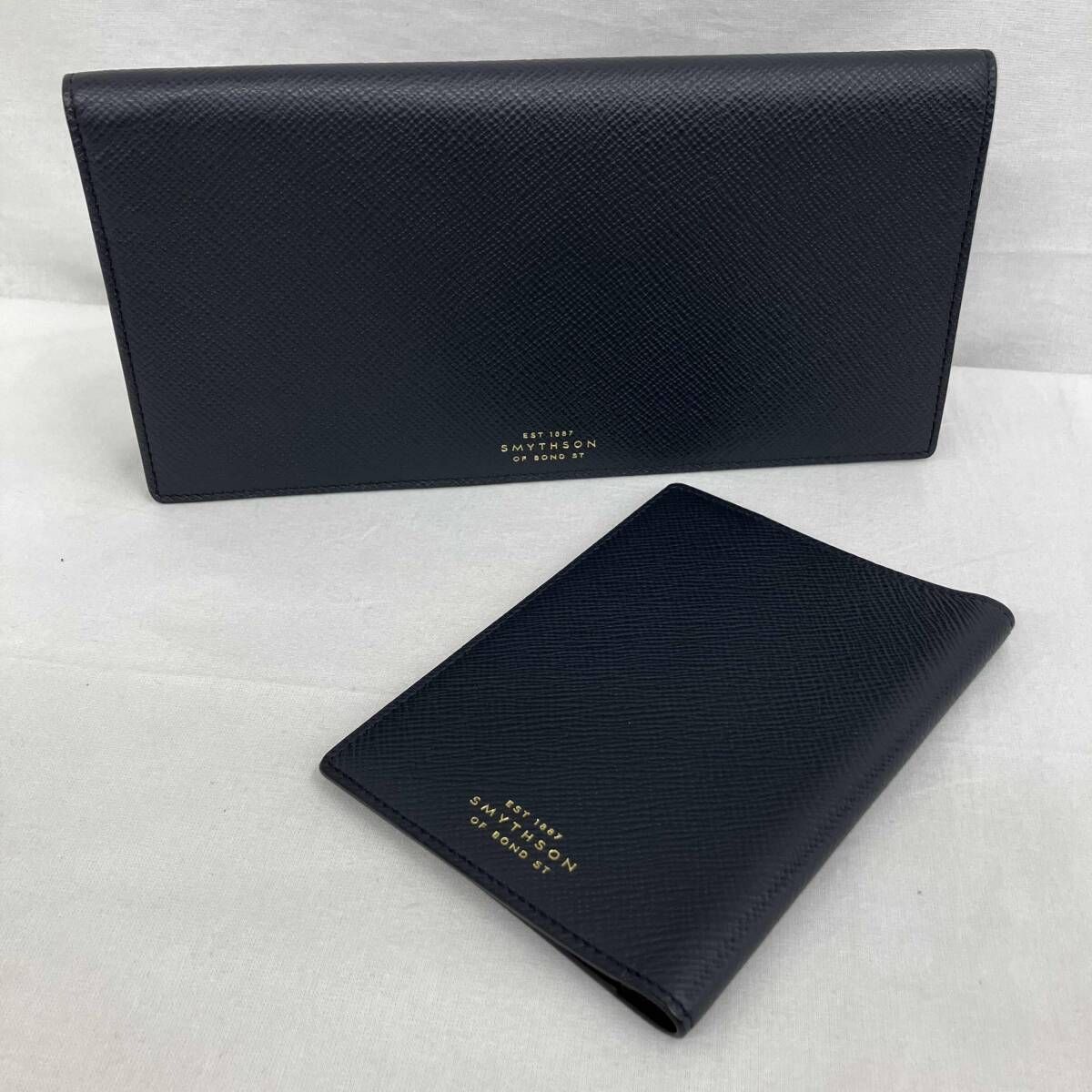 SMYTHSON スマイソン ボーディングパス+パスポートケースセット 黒 美品 SMYSON ／スマイソン／パスポートケースセット チケットケース - メルカリ