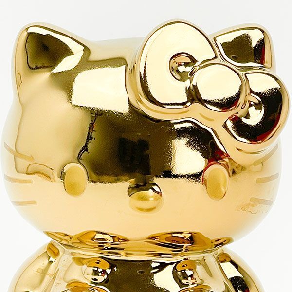 サンリオ ハローキティ 貯金箱 ゴールド sanrio - メルカリ