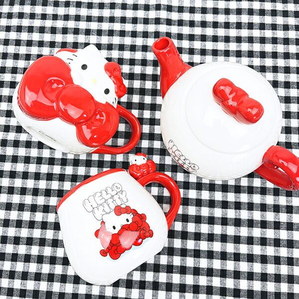 サンリオ ハローキティ ティーポット エッジー 食器 sanrio - メルカリ
