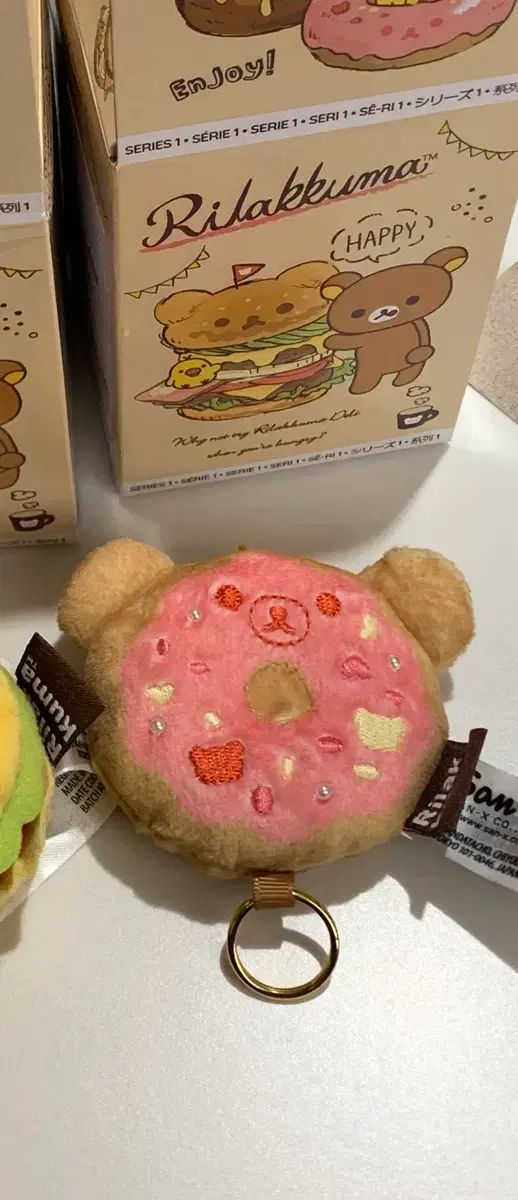 リラックマ キーホルダー リラックマ×ミスタードーナツ ストラップ 6個
