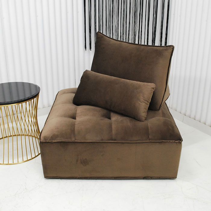 色 現品限り 一部 品 輸入品 アイランドソファー 正方形 100ｃｍ デザイン ブラウン系 NO 72